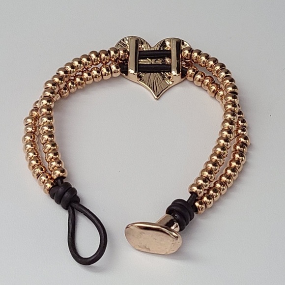 ONE HEART - Bohemian Bracelet - Gold Plated - Picture 10 of 11